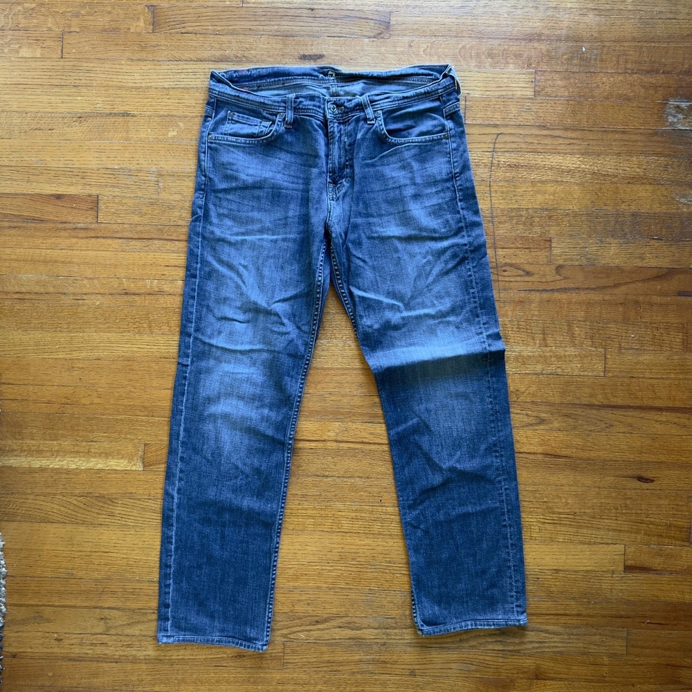 Seven For All Mankind Standard Mens Blue Wash Denim Jeans Size 34x30‎